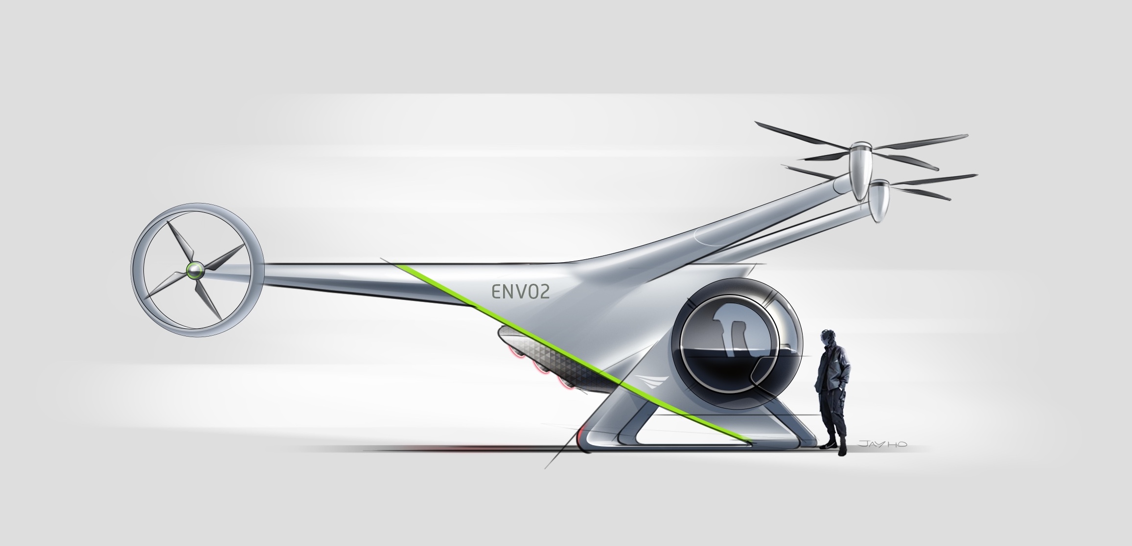 Render of eVTOL concept